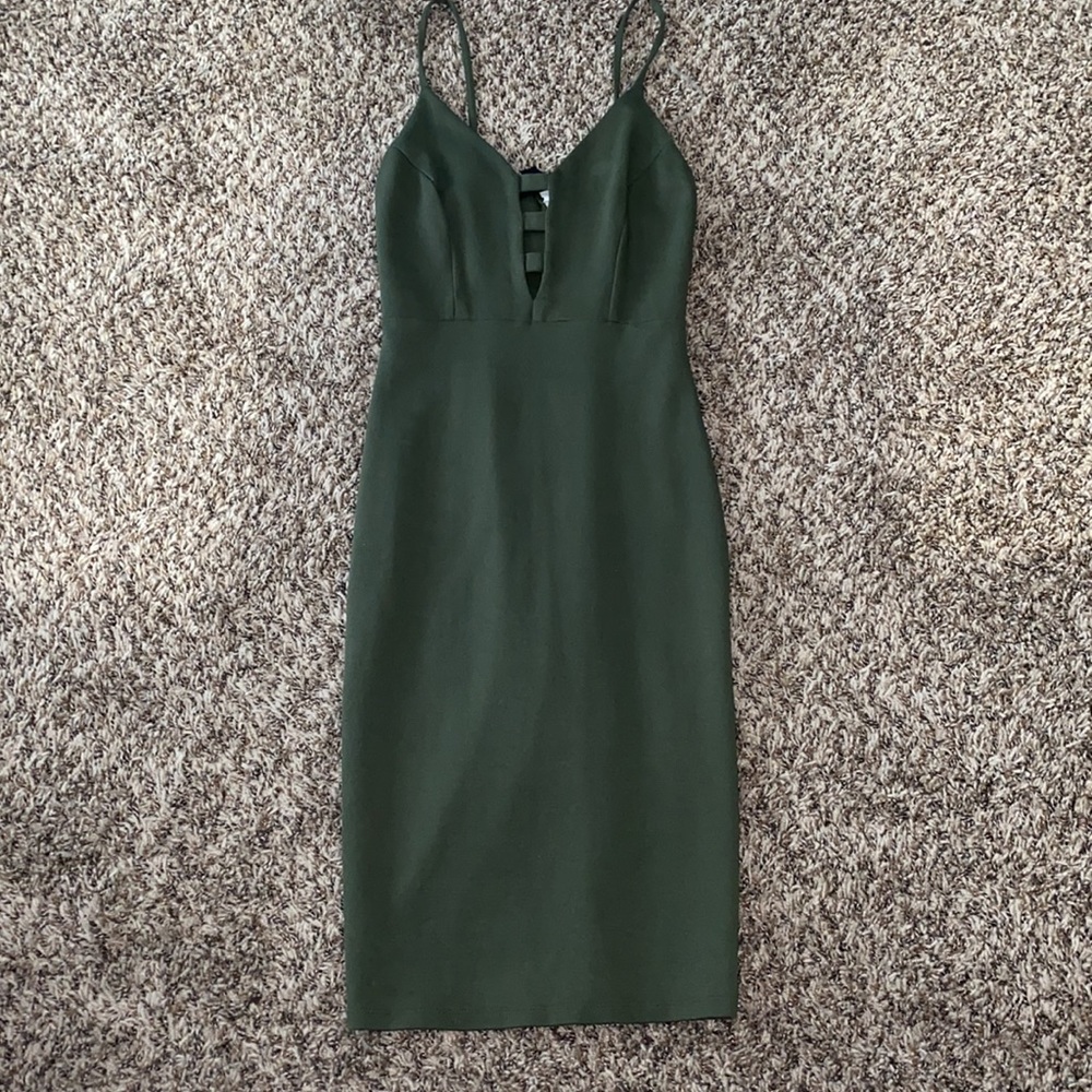 Hunter green dress